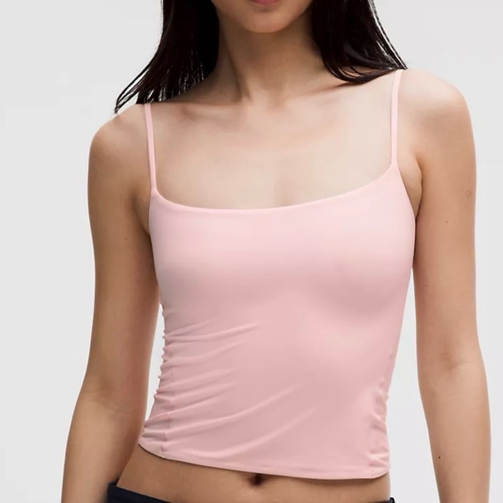 Free People Blush Pink Slim Spaghetti Strap Camisole